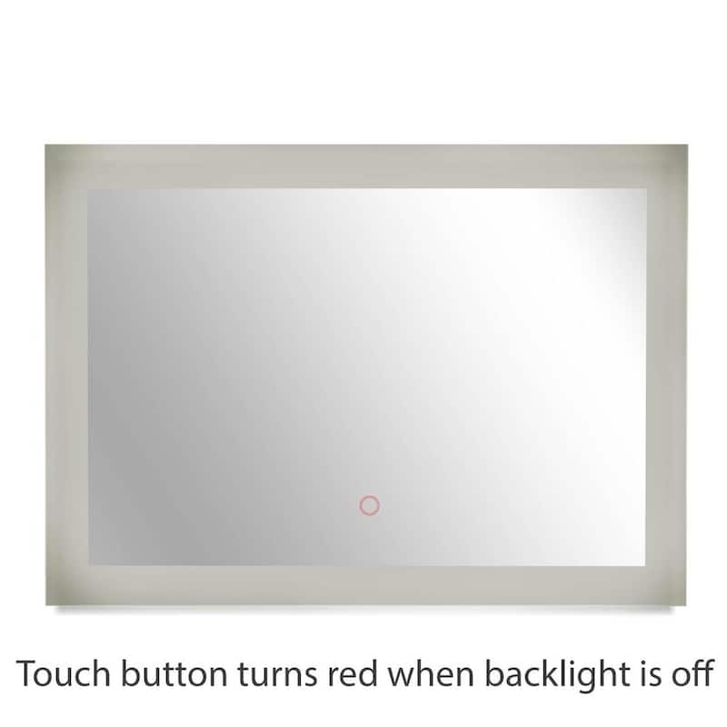 Dyconn Faucet Royal Clear Wall-mounted Vanity Bathroom LED Mirror