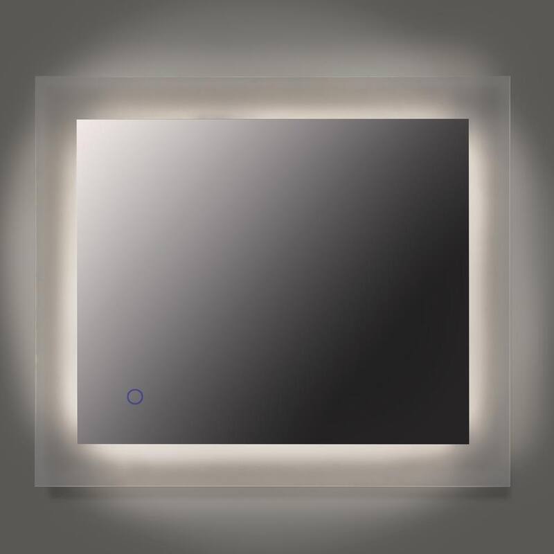 Dyconn Faucet Royal Clear Wall-mounted Vanity Bathroom LED Mirror