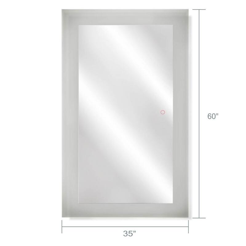 Dyconn Faucet Royal Clear Wall-mounted Vanity Bathroom LED Mirror