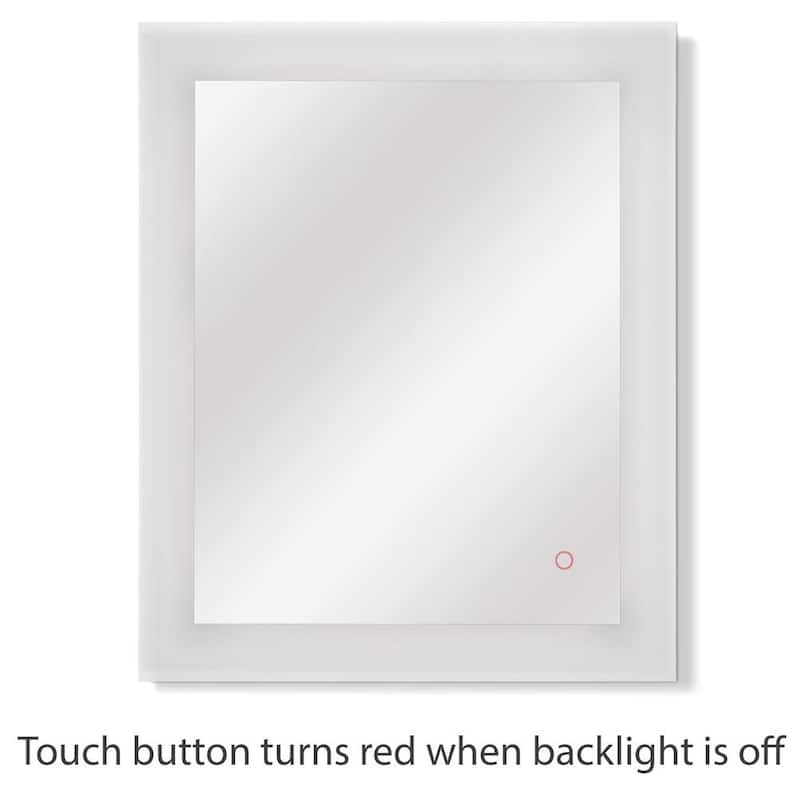 Dyconn Faucet Royal Clear Wall-mounted Vanity Bathroom LED Mirror