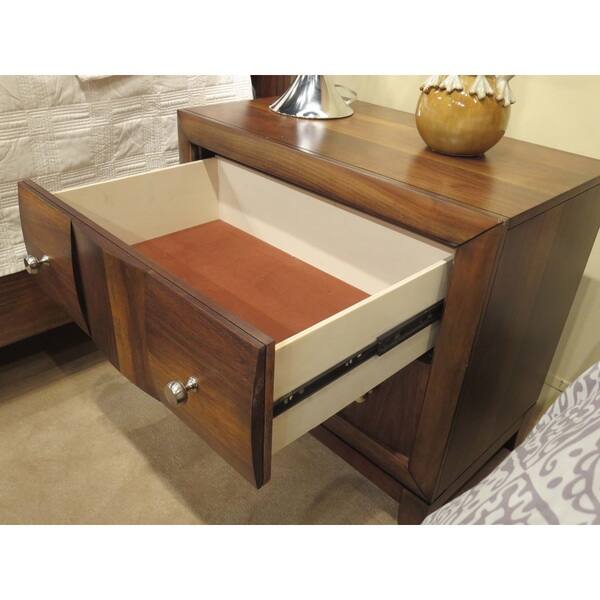 Shop Calais Walnut Finished Solid Wood Construction Brushed