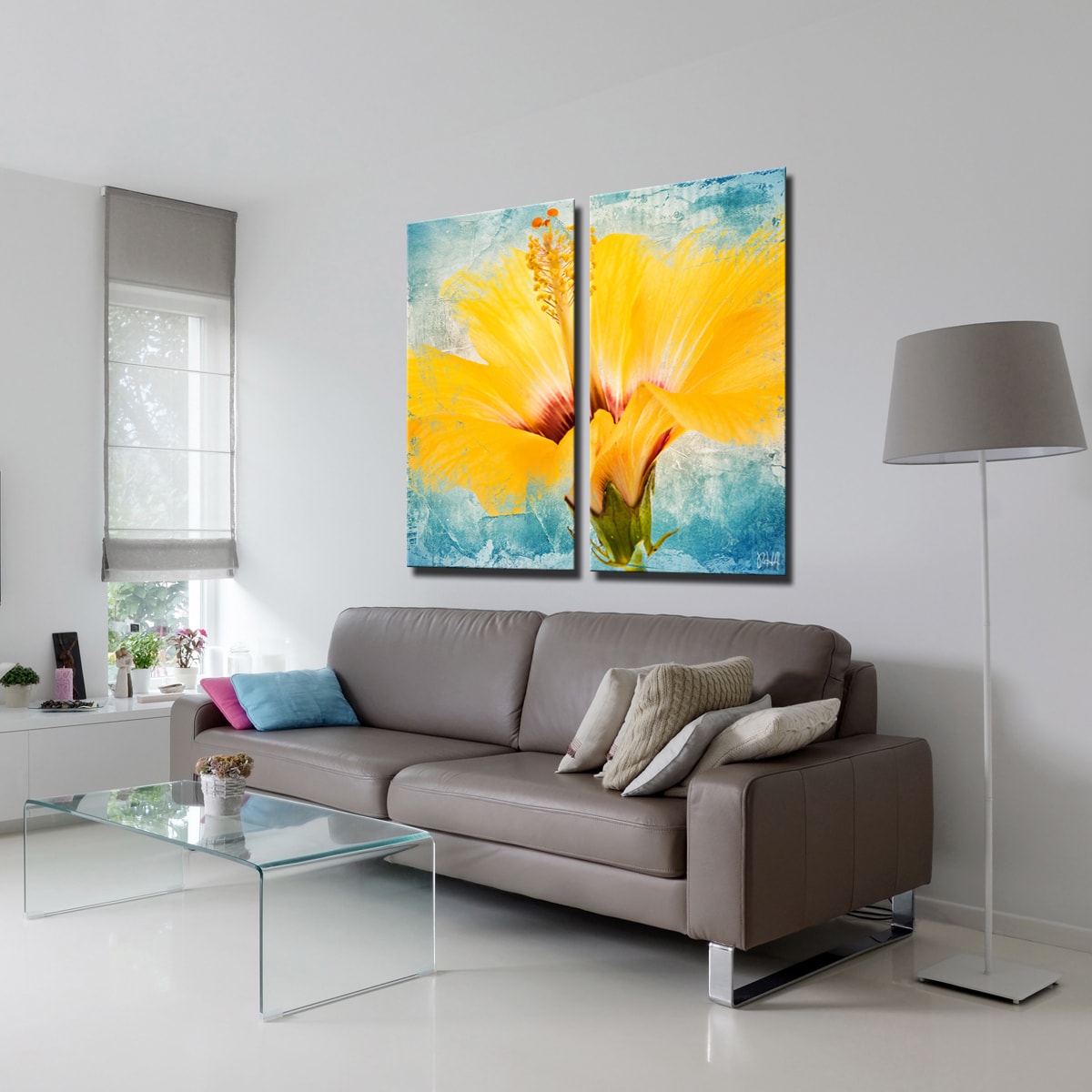 Ready2hangart Painted Petals Xvii 2 Piece Canvas Wall Art Set Overstock 12983700
