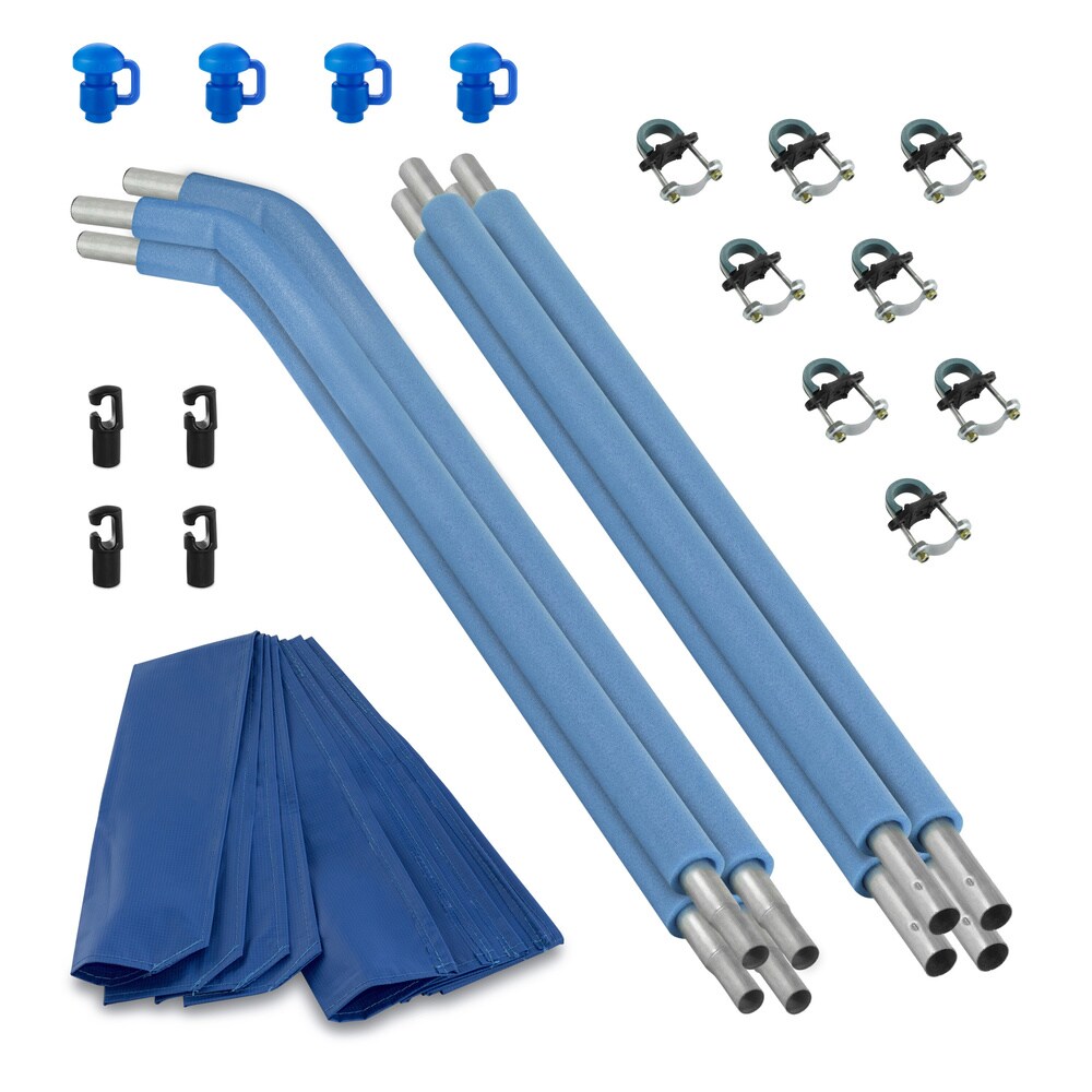 Upper Bounce Trampoline Enclosure Poles and Hardware (Set of 8