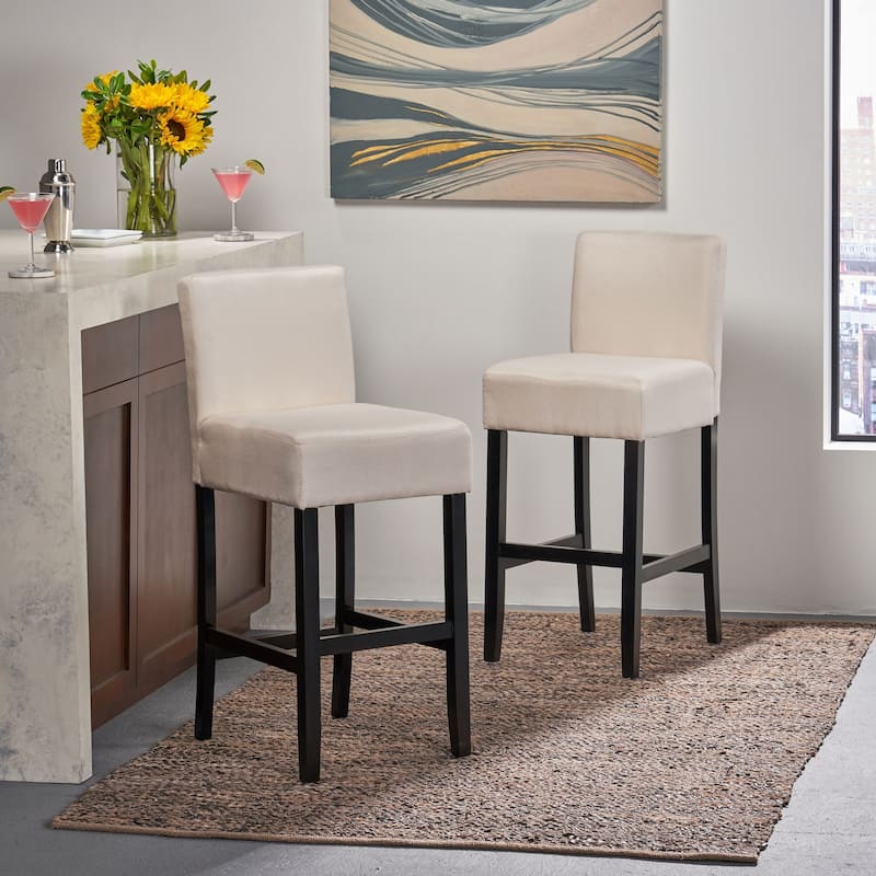 Lopez 30-inch Fabric Barstool (Set of 2) by Christopher Knight Home