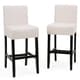 preview thumbnail 5 of 14, Lopez 30-inch Fabric Barstool (Set of 2) by Christopher Knight Home