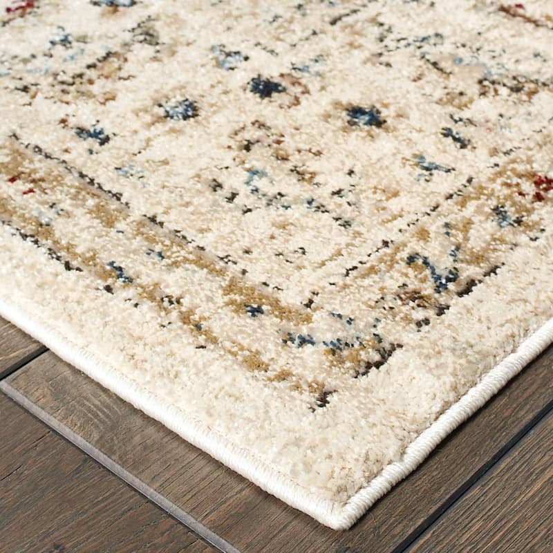 Style Haven Echo Arabesque Distressed Traditional Area Rug