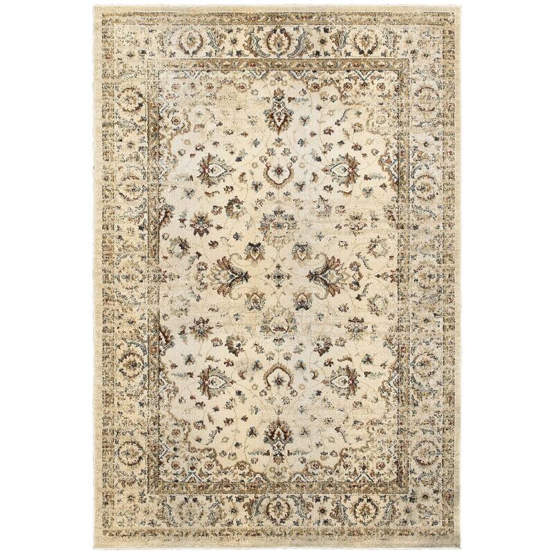 Style Haven Echo Arabesque Distressed Traditional Area Rug
