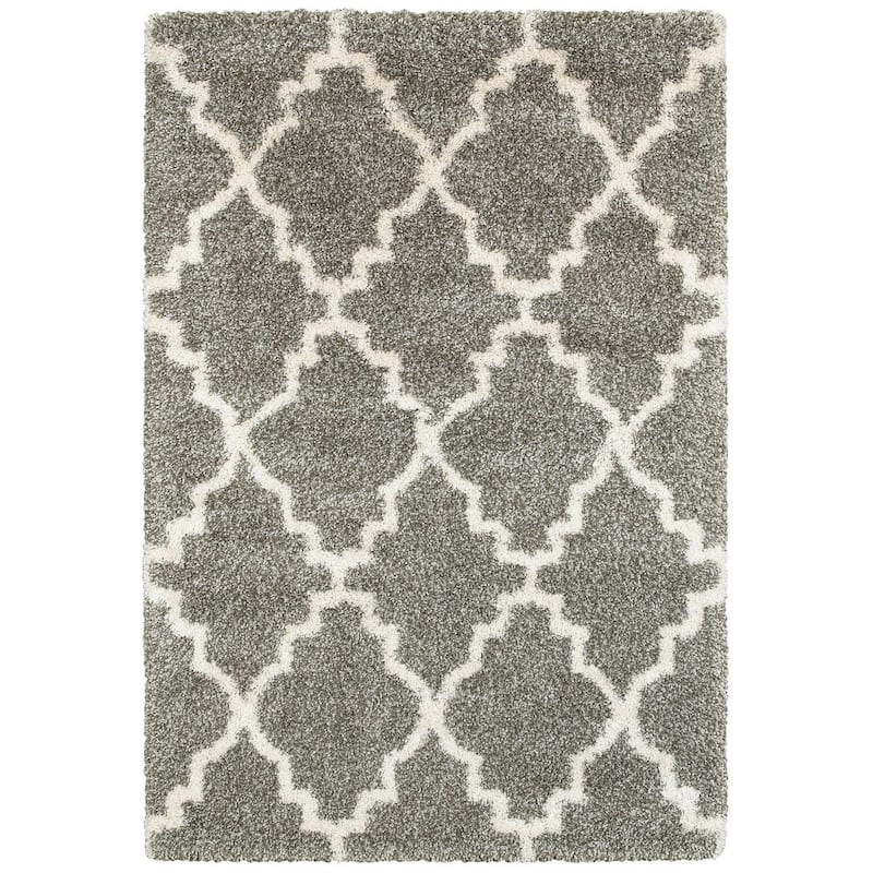 Style Haven Menlo Quatrafoil Shag Rug