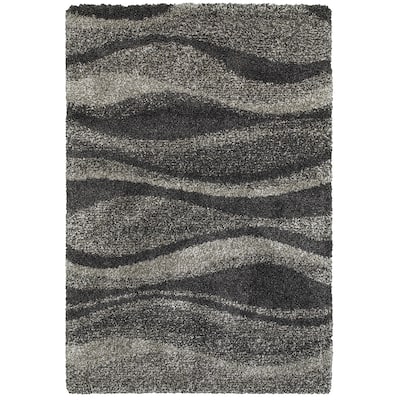 Style Haven Harrison Shadow Waves Shag Rug