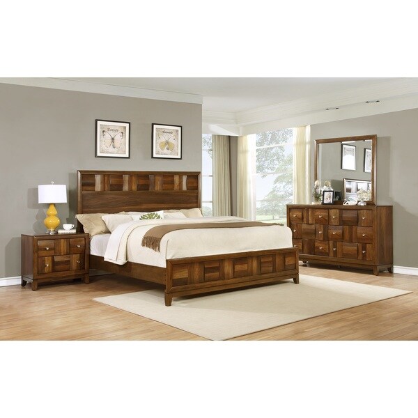 Shop Calais Solid Wood Construction Bedroom Set with Bed ...