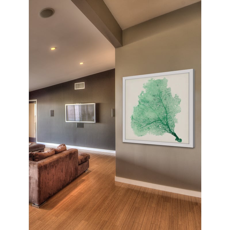 Marmont Hill - 'Sea Fan VII' Framed Painting Print - Multi-Color