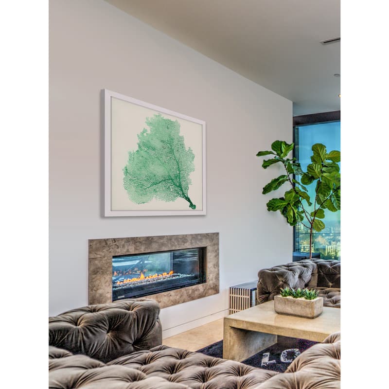 Marmont Hill - 'Sea Fan VII' Framed Painting Print - Multi-Color