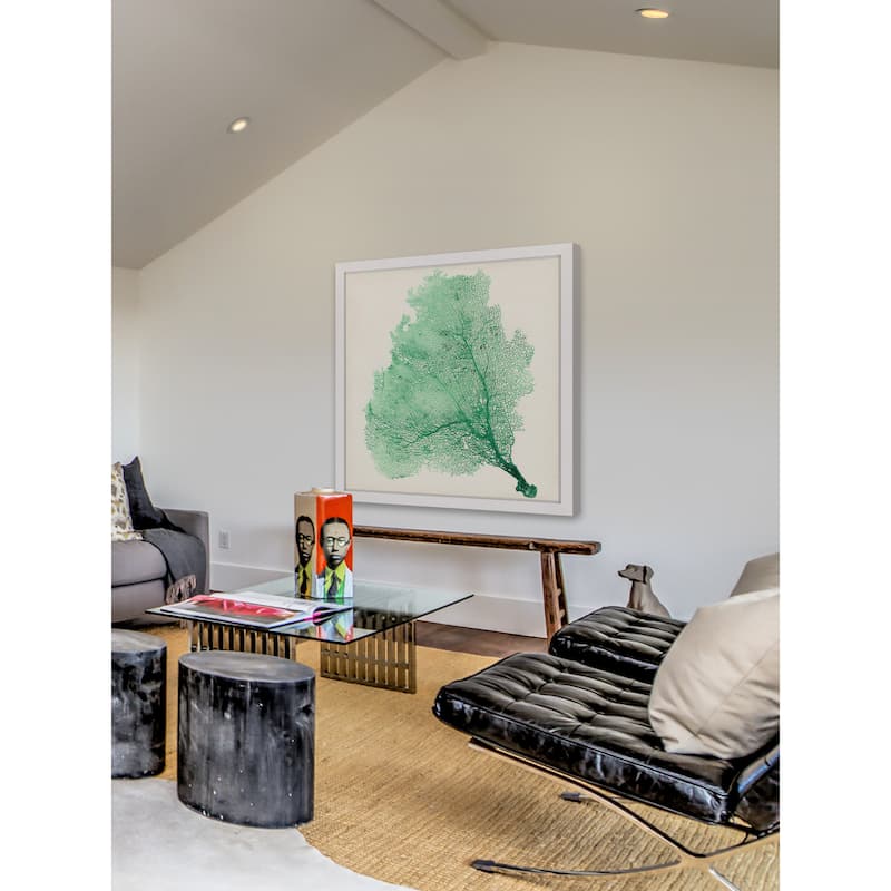Marmont Hill - 'Sea Fan VII' Framed Painting Print - Multi-Color