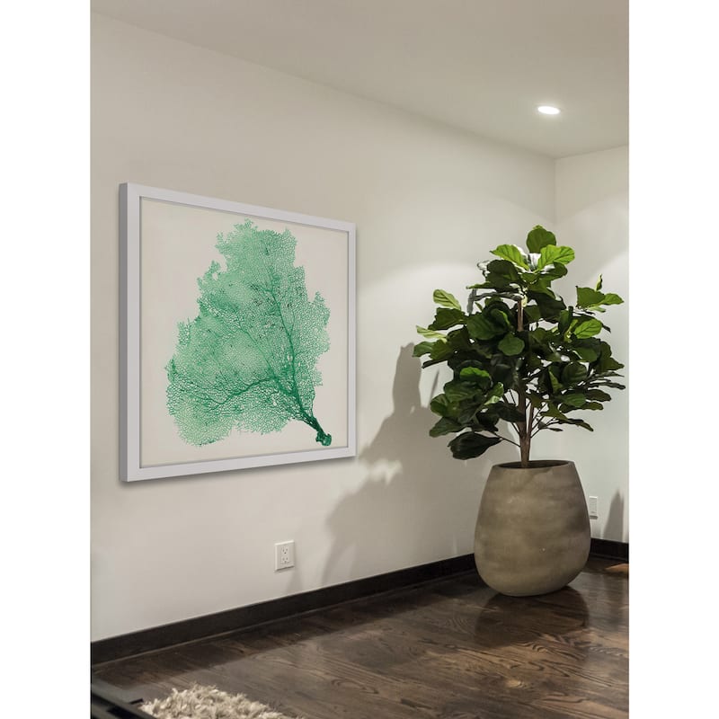 Marmont Hill - 'Sea Fan VII' Framed Painting Print - Multi-Color