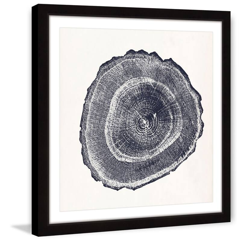 Marmont Hill 'Tree Ring III' Framed Painting Print - Multi-Color