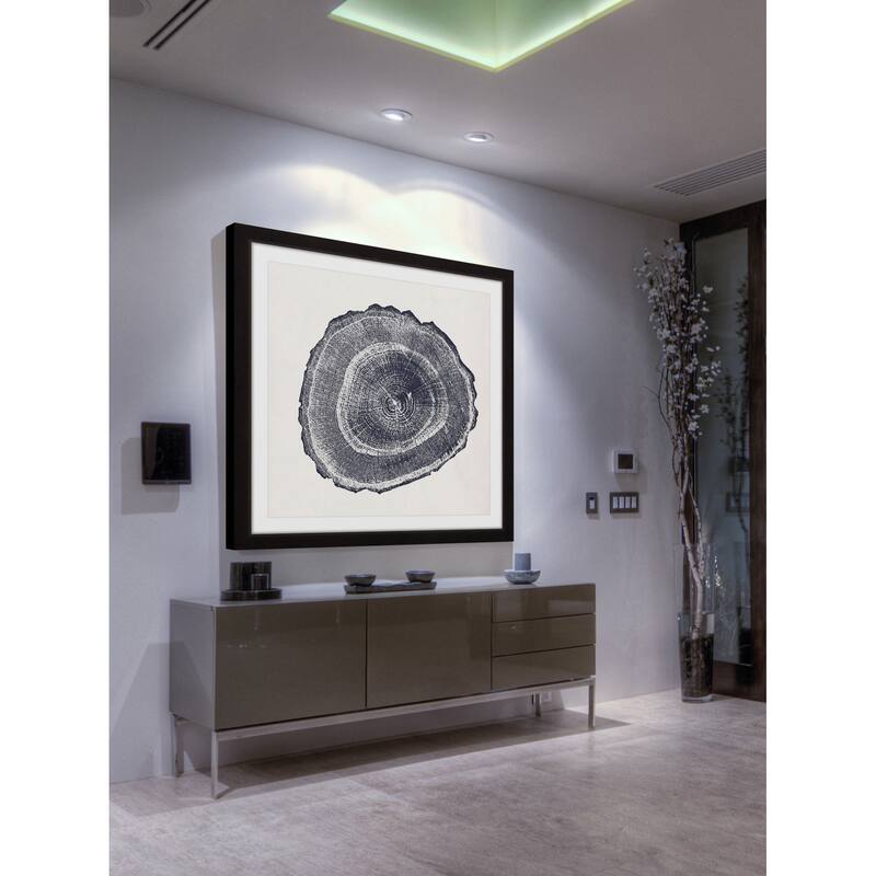 Marmont Hill 'Tree Ring III' Framed Painting Print - Multi-Color