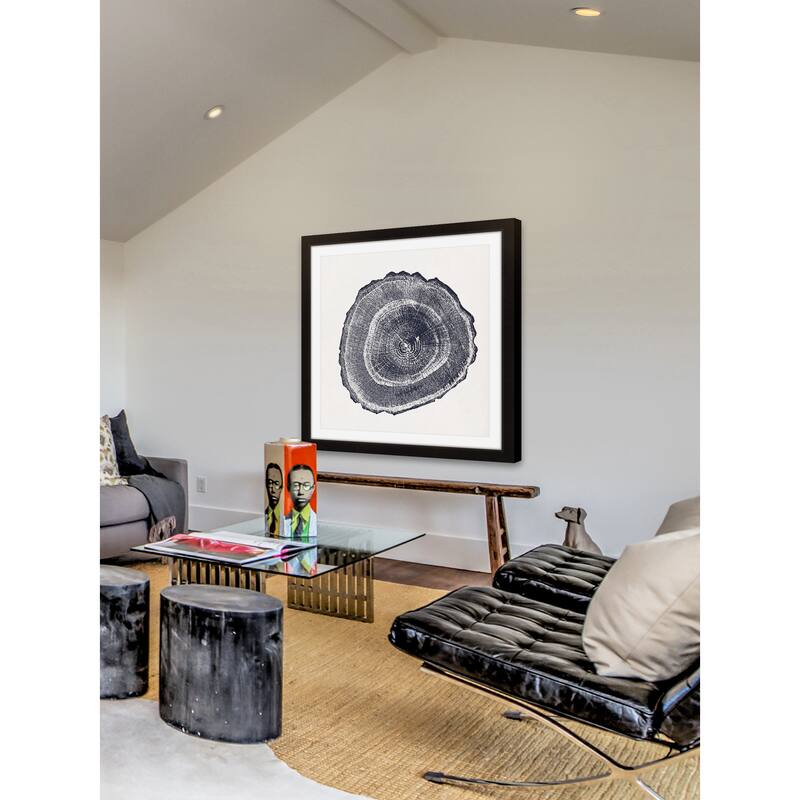 Marmont Hill 'Tree Ring III' Framed Painting Print - Multi-Color