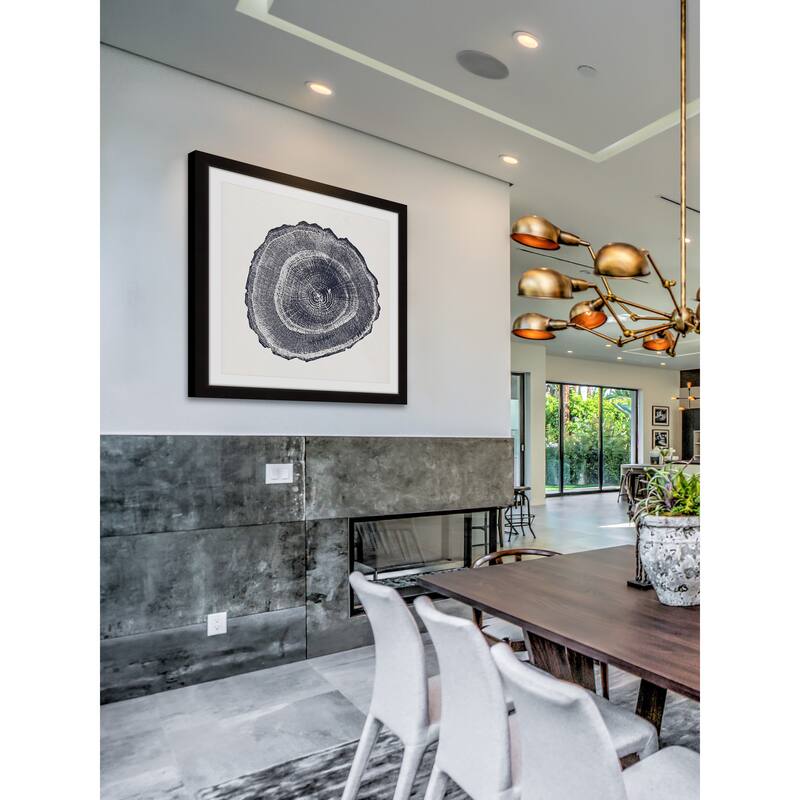 Marmont Hill 'Tree Ring III' Framed Painting Print - Multi-Color