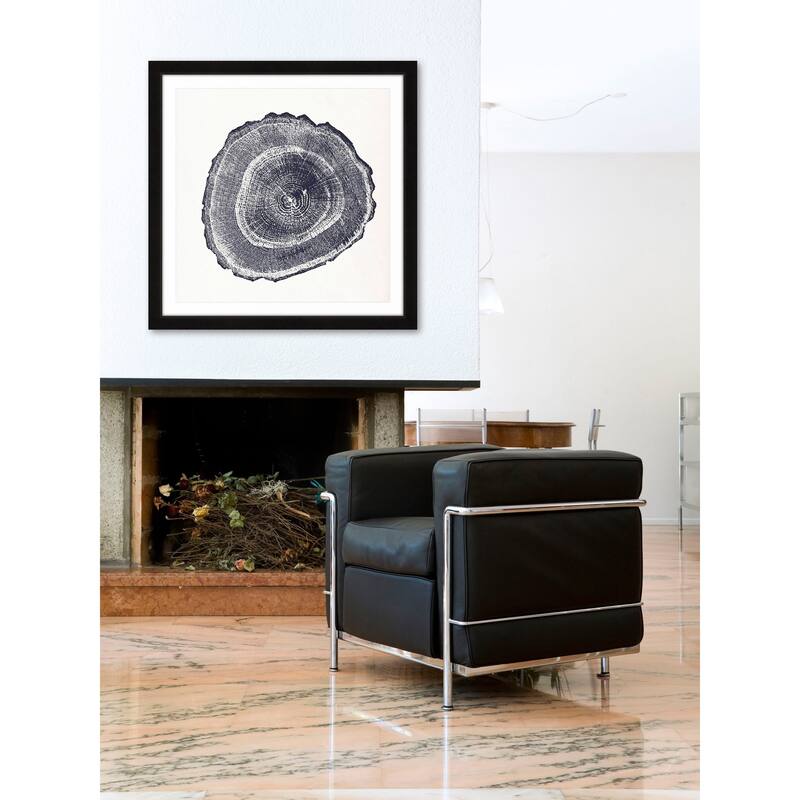 Marmont Hill 'Tree Ring III' Framed Painting Print - Multi-Color