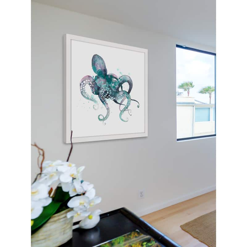 Marmont Hill - 'Tentacles I' Framed Painting Print - Multi-Color