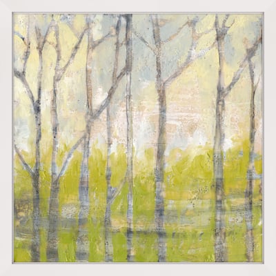 Marmont Hill - 'Whispering Treeline II' Framed Painting Print - Multi-Color