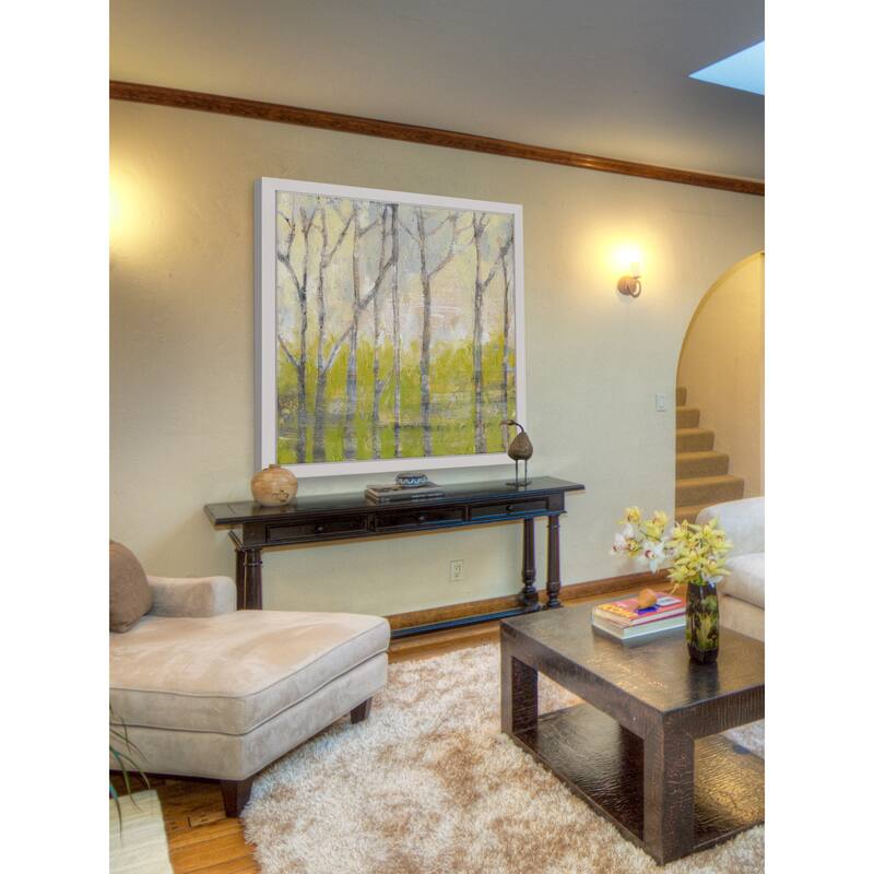 Marmont Hill - 'Whispering Treeline II' Framed Painting Print - Multi-Color