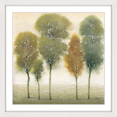 Marmont Hill - 'Beyond the Trees I' Framed Painting Print - Multi-Color