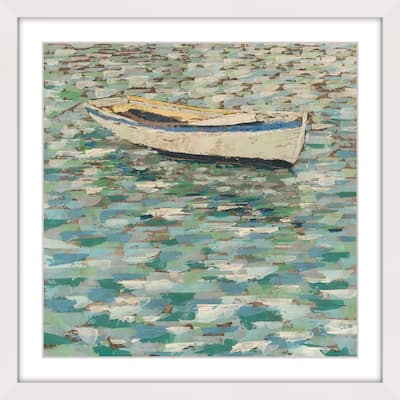 Marmont Hill - 'On the Pond I' Framed Painting Print - Multi-Color