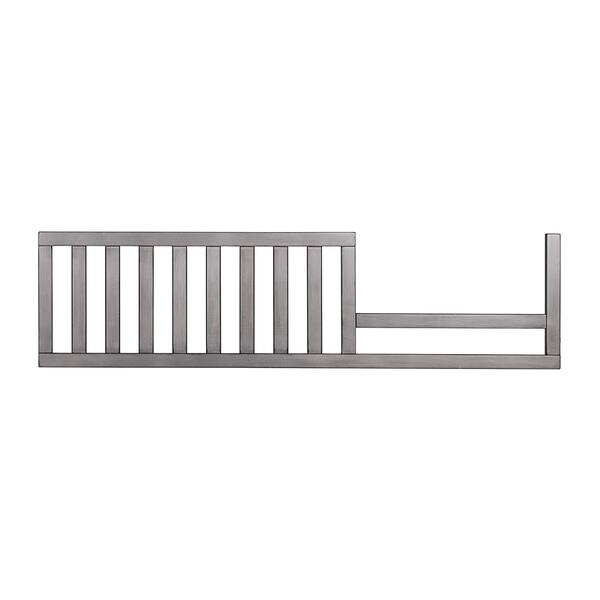 slide 1 of 1, Evolur Convertible Crib Toddler Guard Rail - Storm Grey