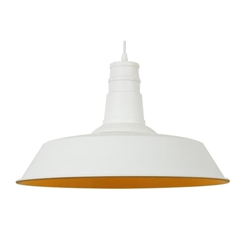 Light Society Stafford White Aluminum Pendant Lamp