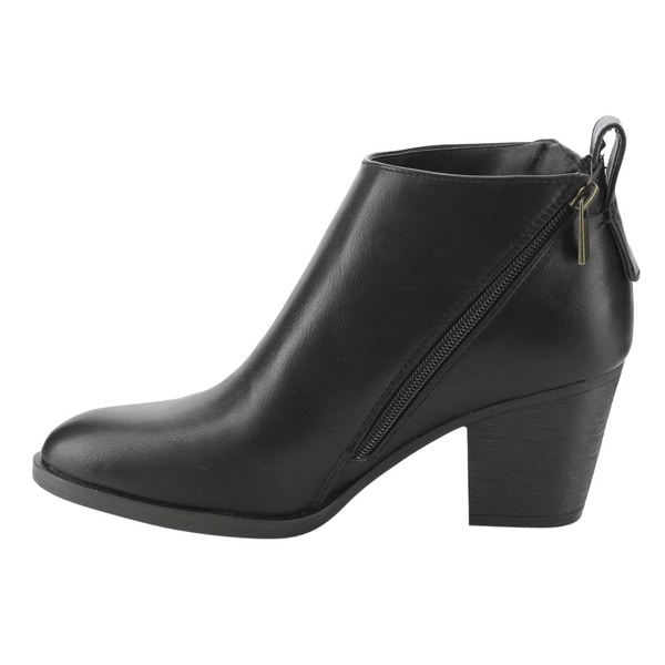 womens mid heel ankle boots