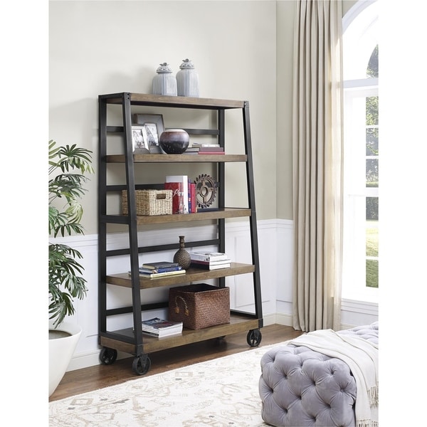 Shop Novogratz Southampton Wood Veneer Bookcase - Free ...