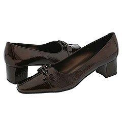 Vaneli Rigmora Brown Tea Patent Pumps/Heels