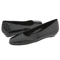 Vaneli Wassilla Black Nairobi Patent Print Flats