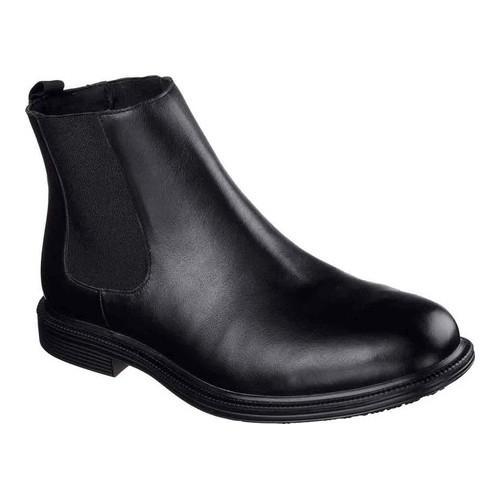 Men's Skechers Work Relaxed Fit Gretna Chambliss SR Chelsea Boot Black