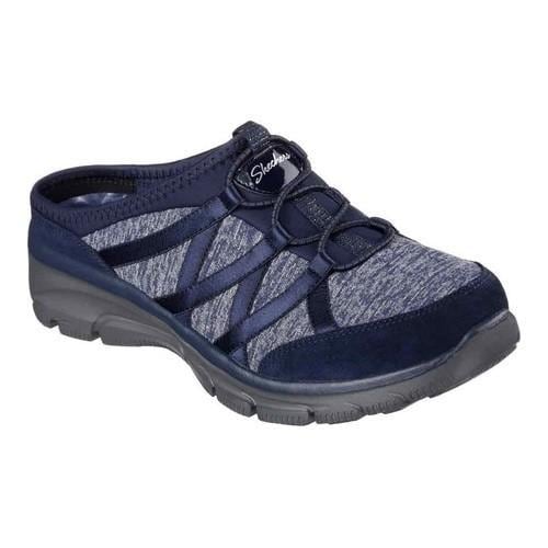 Women's Skechers Relaxed Fit Easy Going Rolling Sneaker Clog Navy