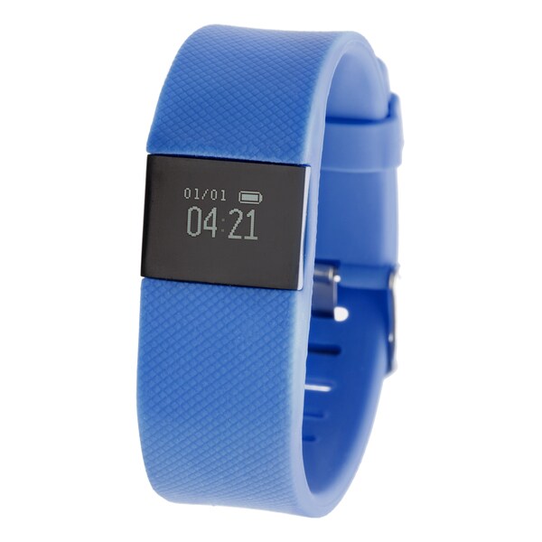 Everlast TR8 Navy Blue Bluetooth Activity Tracker w/ Heart Rate Monitor