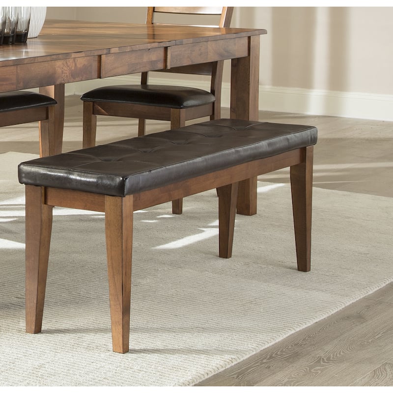 Kona Brandy Padded Backless Dining Bench