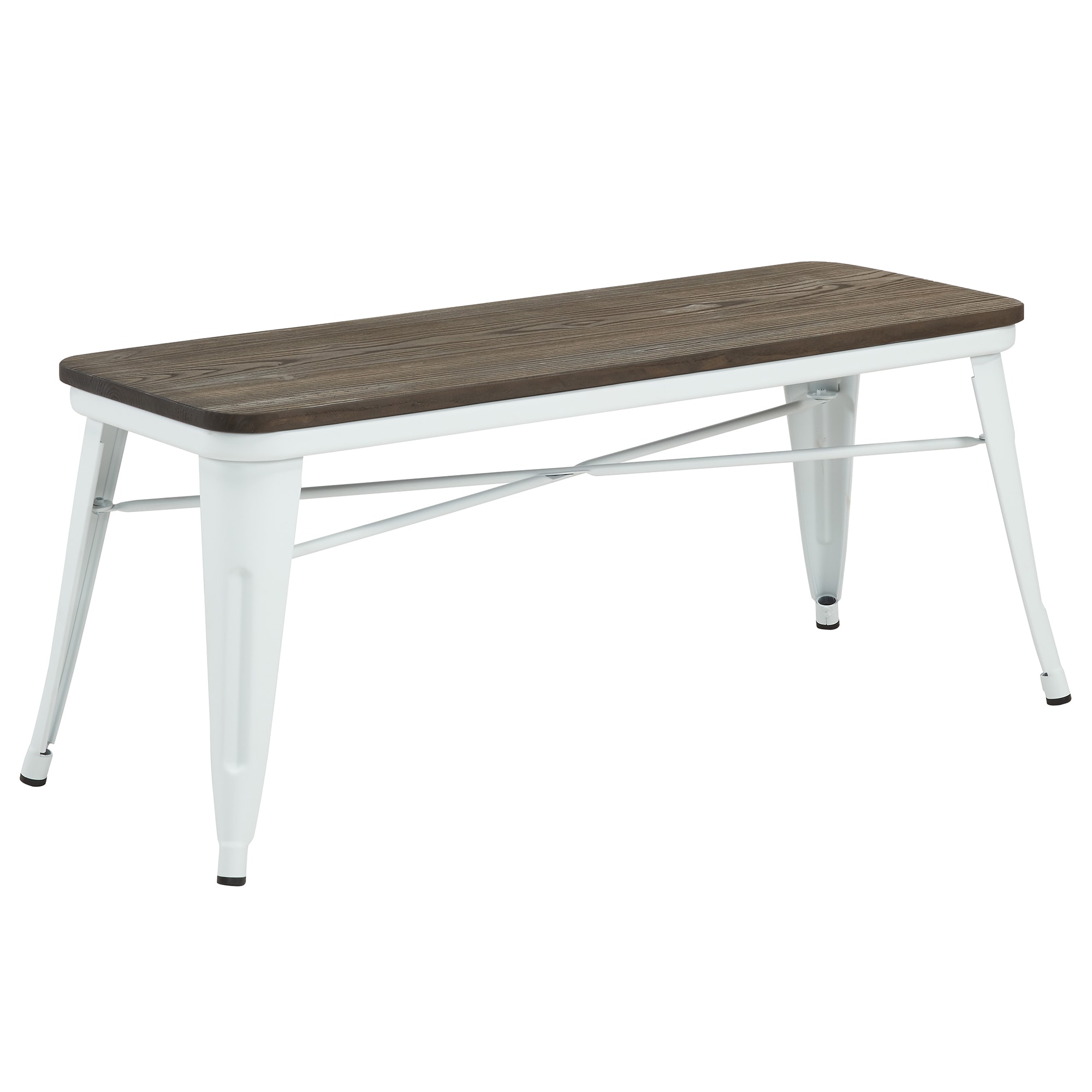 The Gray Barn Quarry On The Cattail Industrial Style Backless Double Dining Bench