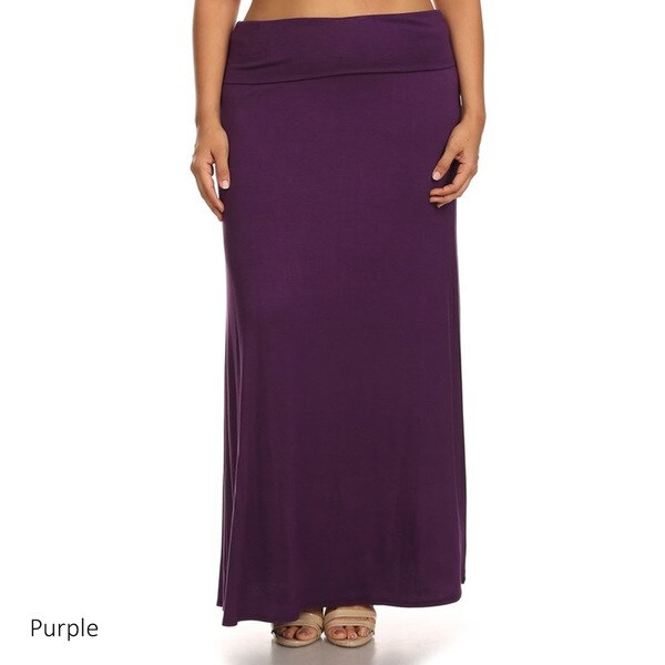 purple skirt plus size