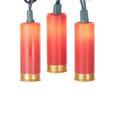 Kurt Adler UL 10-Light Red Shotgun Shell Light Set