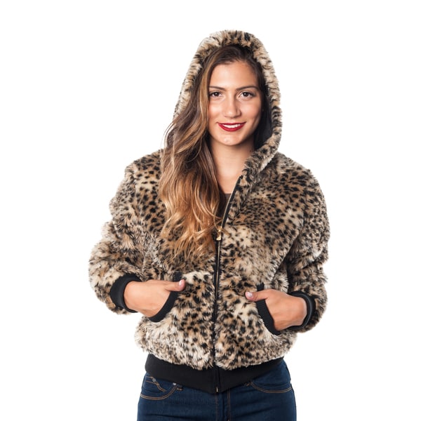 leopard jacket with hood