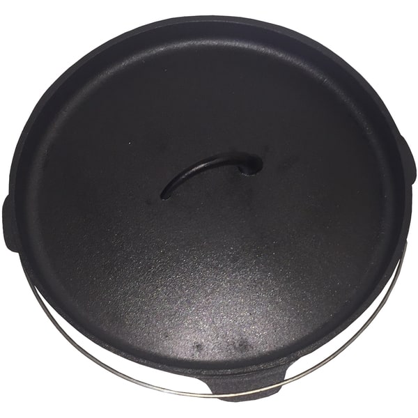 Moose Country Gear Black Cast Iron 12-quart Dutch Oven - Bed Bath & Beyond  - 13000967