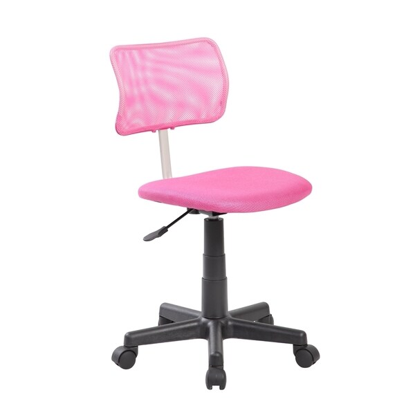 pink kids desk chair