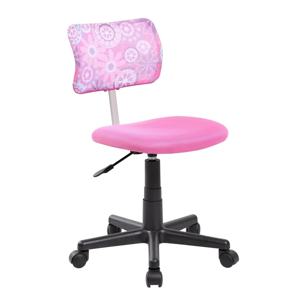 Adjule Pink Mesh Kids Desk Chair Free Shipping Today Adjule Pink Mesh Kids Desk Chair