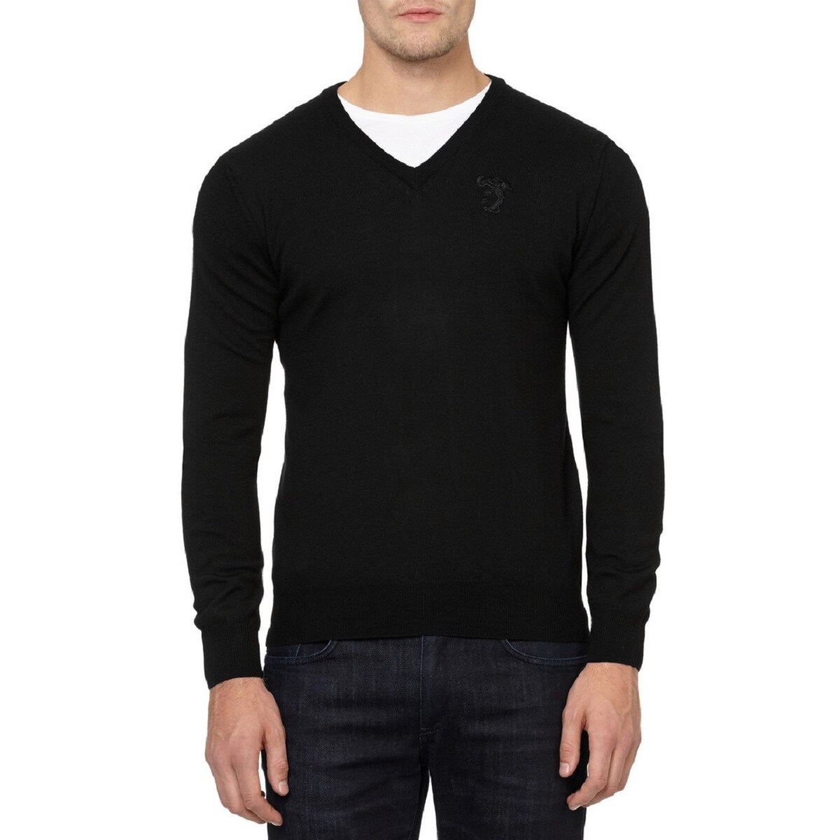 versace v neck sweater