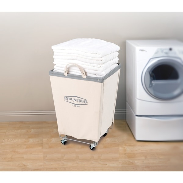 Commercial Canvas Laundry Hamper Cart