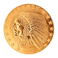 American Coin Treasures Tribute to America's Most Beautiful Coins - $5 Indian Head Gold Piece 1908-1929 Replica Coin