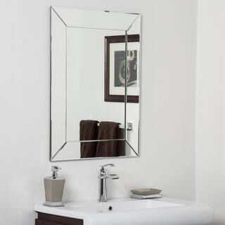 Bathroom Accessories Online At Our Best Bath Deals Avie Modern Clear Gl Frameless Bathroom Mirror