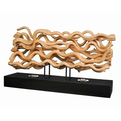 Handmade Reclaimed Vines Southern Lights Lamp (Thailand)